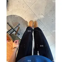 HEIHEI【下雪裤】软糯糯自带垂感~两穿加绒显瘦直筒休闲毛呢卫裤