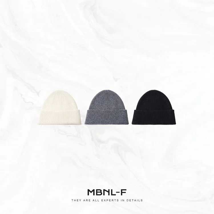 MBNL-F“Mc 极简包头帽” 100%羊毛保暖氛围感包头帽秦磊XM-XMZ6520