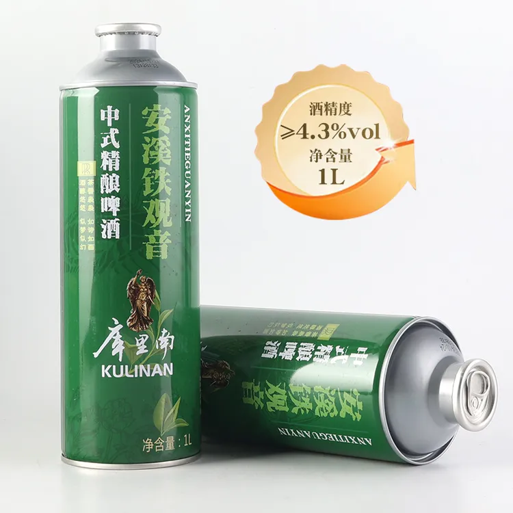 库里南中式精酿 安溪铁观音精酿茶啤1L装6瓶 精酿啤酒