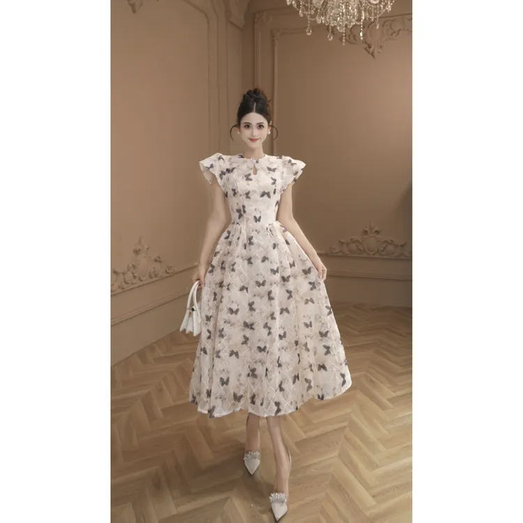 【闹姐推荐】新款气质百搭优雅轻奢·名媛高级感连衣裙21741