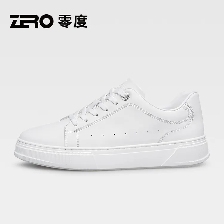 ZRO零度【杨洋同款】时尚小白鞋运动鞋透气休闲圆头休闲板鞋53637