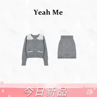 Yeah Me/也觅【巴黎课间】秋季新款优雅高级感短裙套装校园风穿搭女
