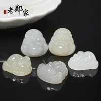 【老郑家】和田玉佛公挂件 （多样性发一件）1712