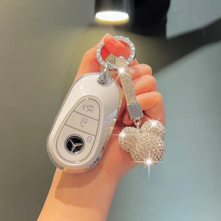 适用于22款奔驰新C级车钥匙套C200L C260L S级S400L S450L 保护壳