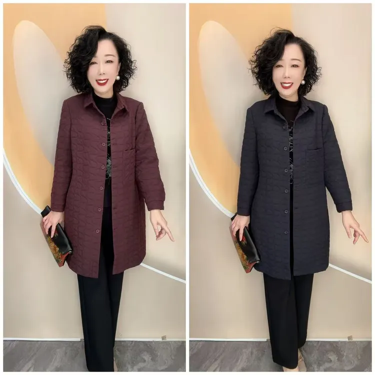 87新款优雅女人水波浪条纹二棉时尚宽松大码休闲外套,92衣长