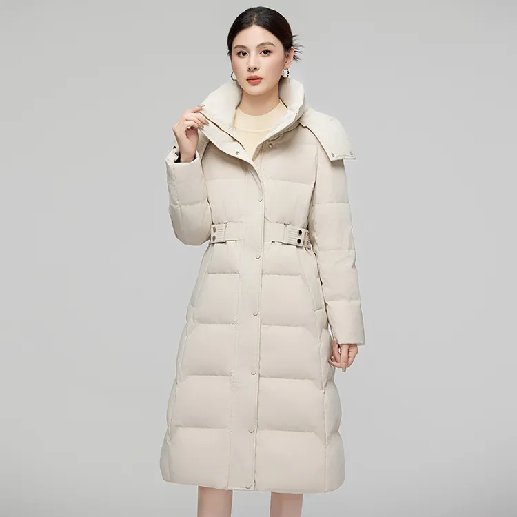 棉服女长款过膝2025冬季新款韩版小个子加厚棉衣大码外套潮