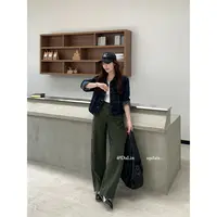 DUOXINIU/多喜牛/DaLin早秋新款牛仔裤女窄版弯刀裤宽松显腿长