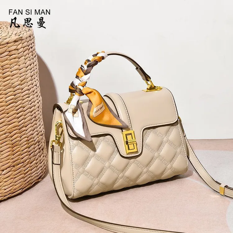 凡思曼通勤包包女包新款女士斜挎包妈妈包大容量单肩包手提包小包