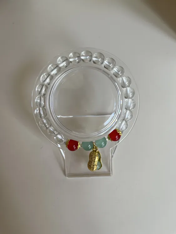 非金属玻璃手链 简约风安全琉璃手串 无毒环保材质礼物幸福满满