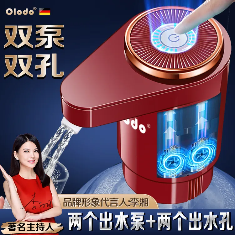 双泵水桶抽水器压水器吸水器出水器全自动小型纯净水抽水器取水器