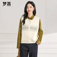 梦燕春秋女时尚百搭气质大方宽松休闲舒适简约显瘦上衣AC03B5005