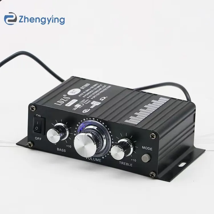 缘微 12V迷你蓝牙功放机大功率高音质重低音车载