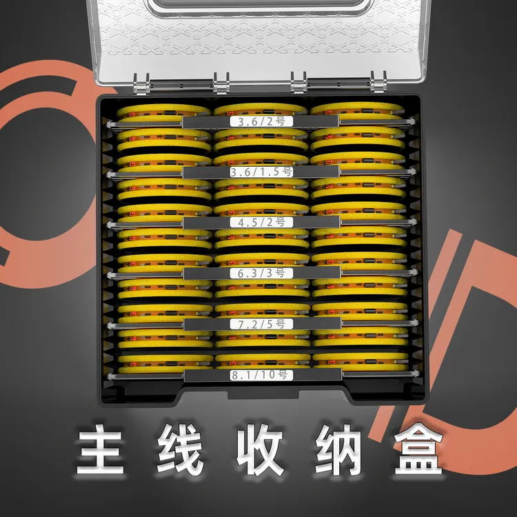 鲫明ocd竞技主线收纳箱小药线组渔具配件收纳盒钓箱用配件