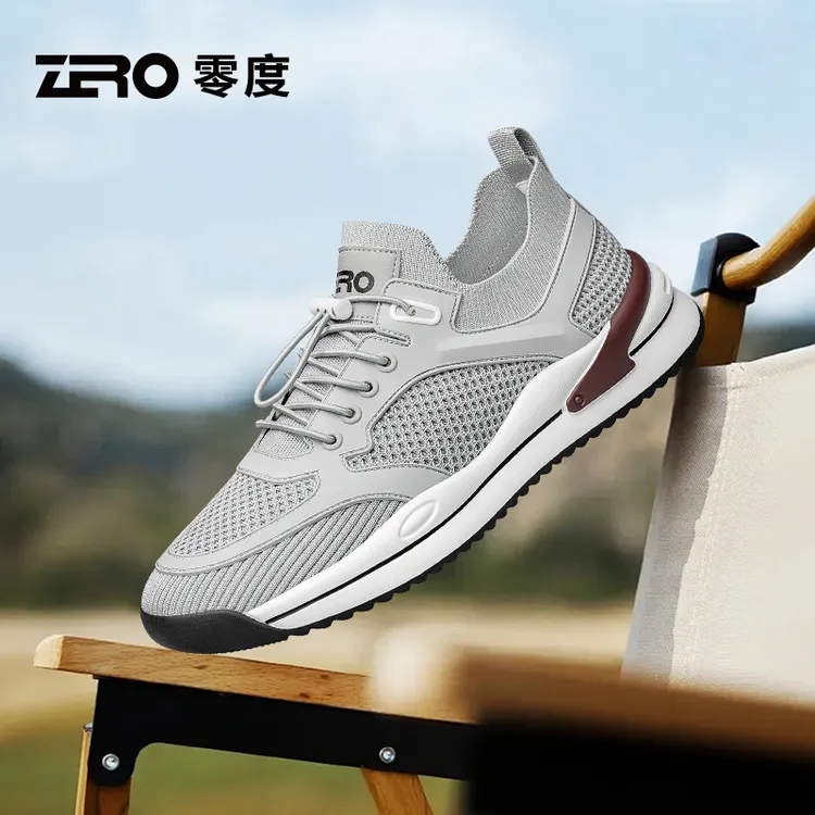 ZRO零度轻质休闲透气时尚圆头厚底网面鞋夏季轻便潮流男鞋13236