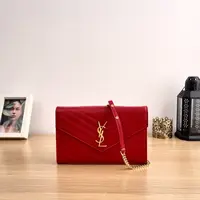 95新 YSL/圣罗兰 信封包/单肩包/8738
