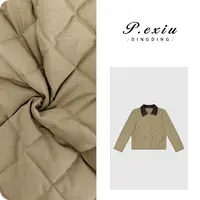 PanYiXiu/潘依绣进口白鹅绒菱格衔缝撞色拼接羽绒服外套 KG86233