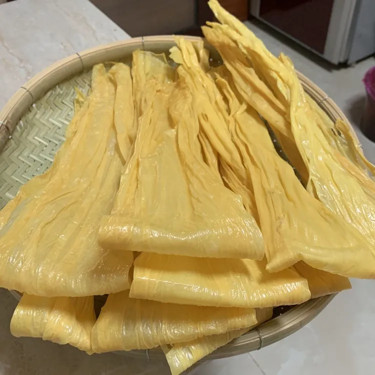 广西桂平特产原味黄豆腐竹可煲汤涮火锅的食材250g【批发一箱】豆皮