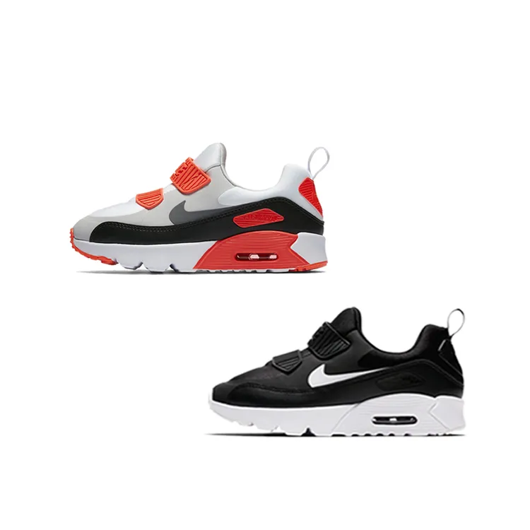 正品耐克NIKE AIRMAX90 TINY气垫儿童鞋男童女童轻便运动鞋881927