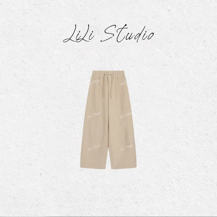 PCNY丨不理理「云涧垂暖」进口美利奴绵羊毛松紧腰休闲裤女