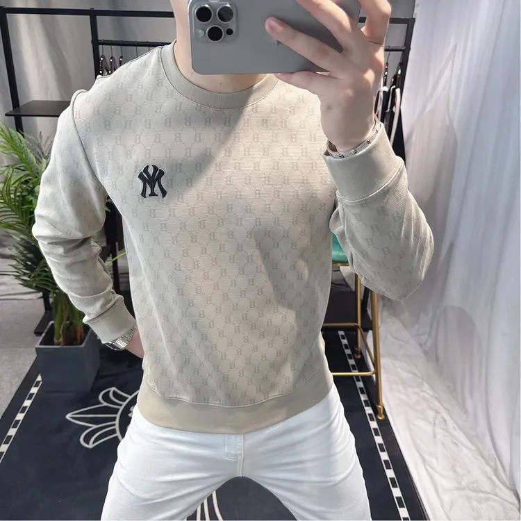 欧洲站男士时尚秋冬新款卫衣潮流百搭个性欧货男潮牌长袖青年上衣