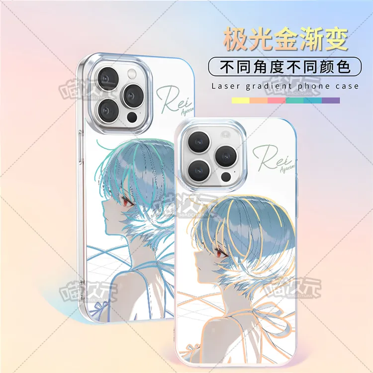 EVA绫波丽适用苹果华为vivo一加oppoiPhone小米红米二次元手机壳