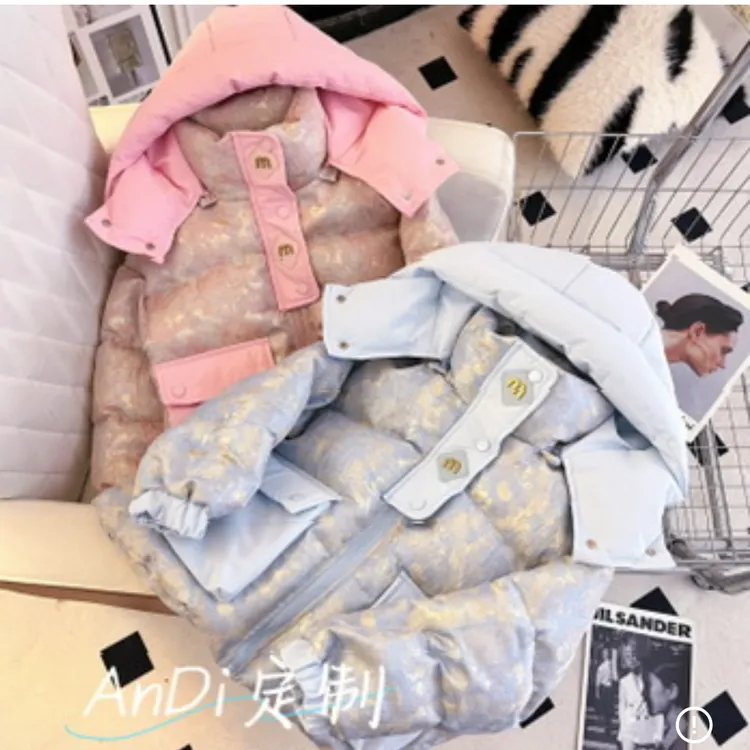 〖ANDI〗安迪定制冬季儿童羽绒服连帽重工极寒保暖羽绒服5326