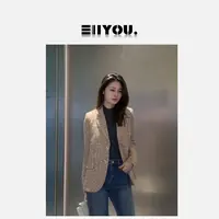 【ENYOU定制】奢华浪漫 香槟金外套