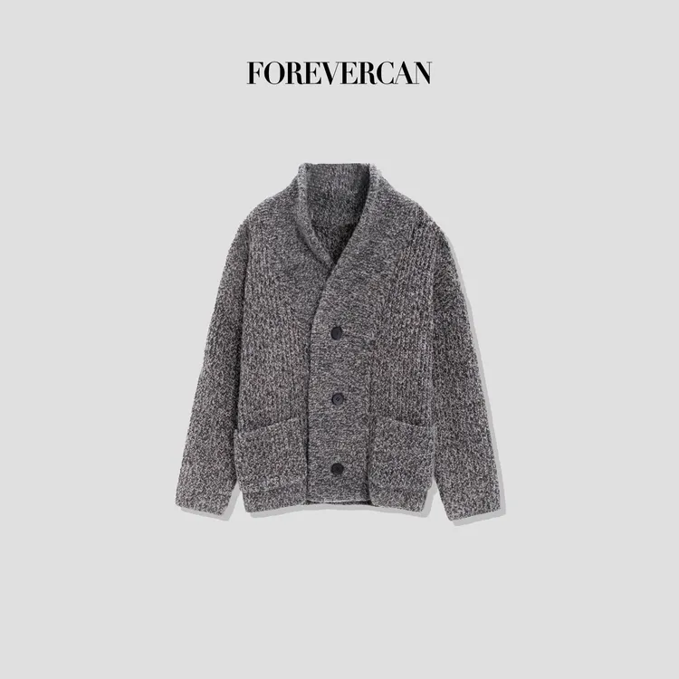 “巴伐利亚”意大利进口花纱粗针针织开衫外套 MY4228