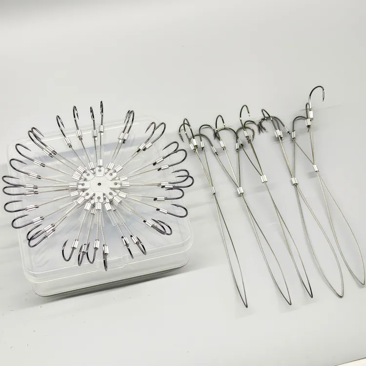 防缠防移位多用翻板朝天爆炸飞钩方块饵海竿底钓浮钓万向鲢鳙鱼线