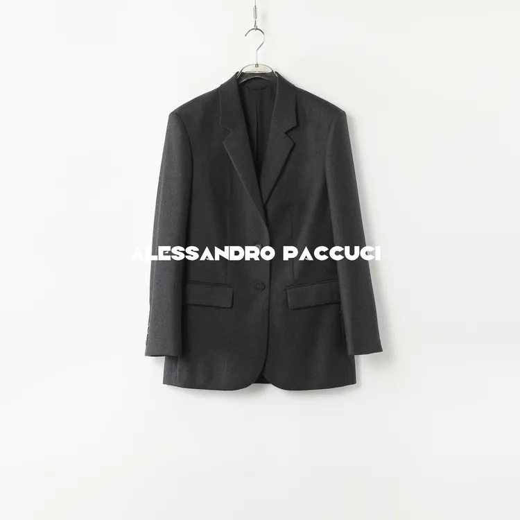 AP洛哥43139WZ【黑标/礼宴】皇家如意绵羊毛法兰绒row风经典版西服