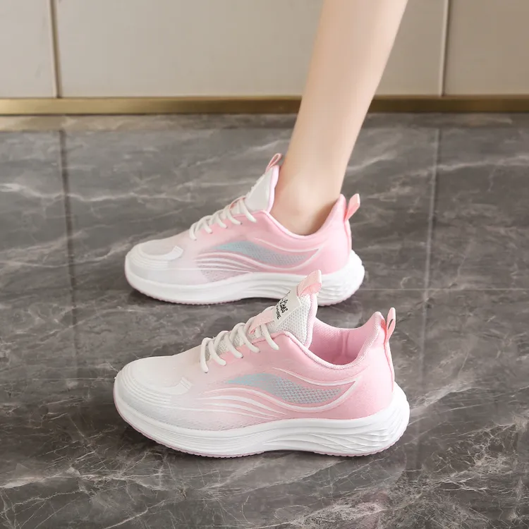 运动女鞋新款软底轻便跑鞋网面休闲学生鞋跑步鞋舒适透气运动鞋