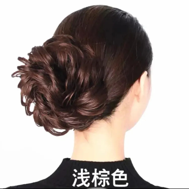 抓夹假发卷发圈短发少发佩戴蓬松显气质优雅自然盘发造型懒人神器