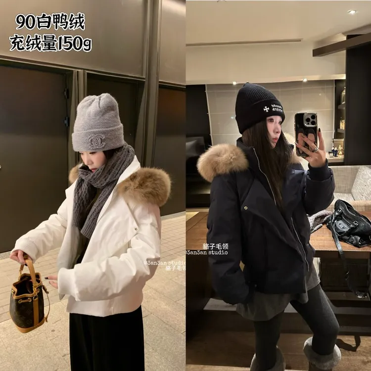 3AN3AN【冬日型走】韩系短款羽绒服保暖加厚外套3AN9816