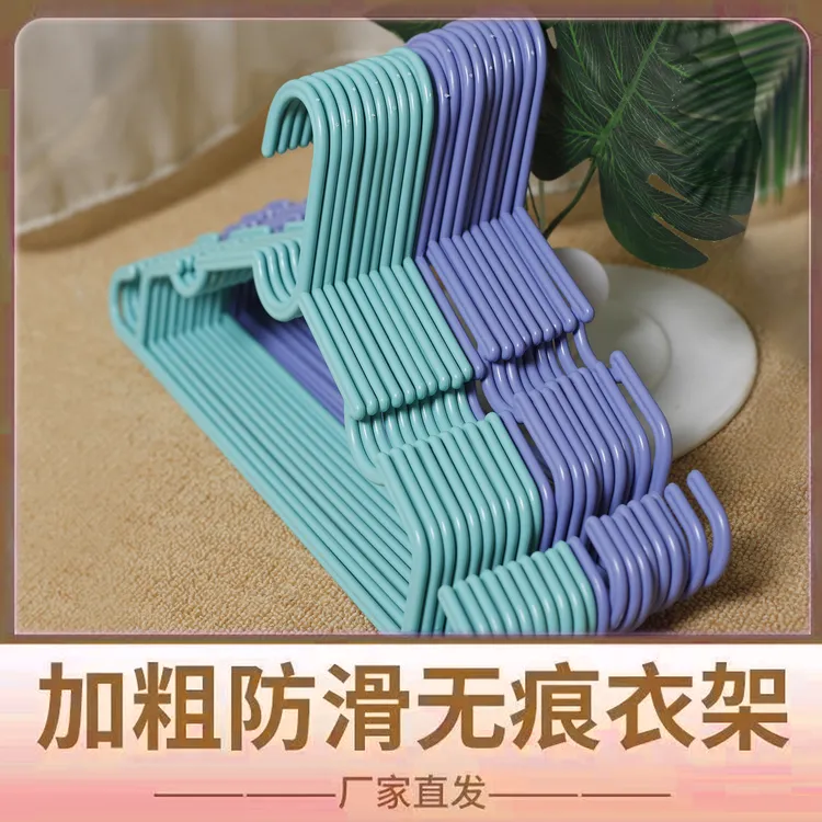 衣架成人加粗加厚晾衣服防滑无痕不鼓包挂衣架儿童衣撑衣挂批发价