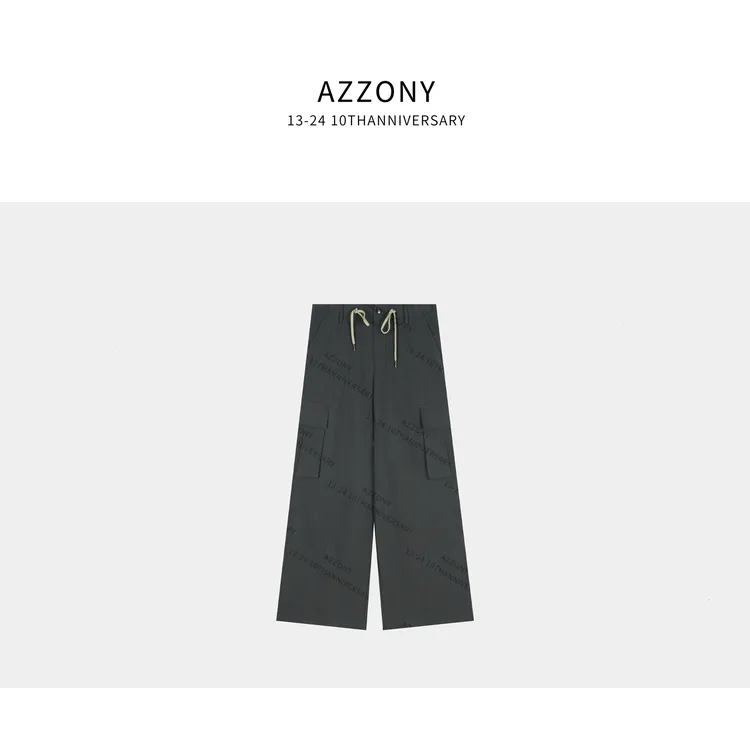 1  YYL 猪鼻扣抽绳工装裤  2025秋款上新autumn  YY22610