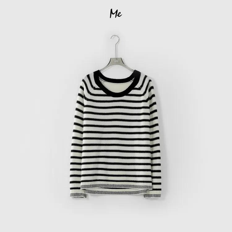 ME【蝴蝶背】轻奢极简新款时尚百搭休闲潮流宽松毛衣MEQA0616