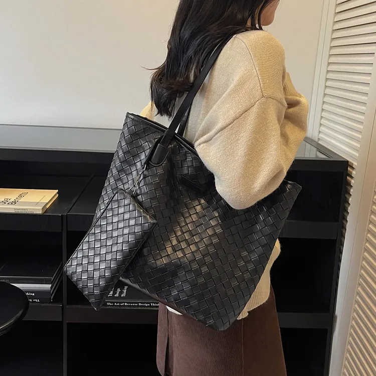 韩版复古风手提包拉脸大容量托特包时尚潮流单肩包小包包女新款