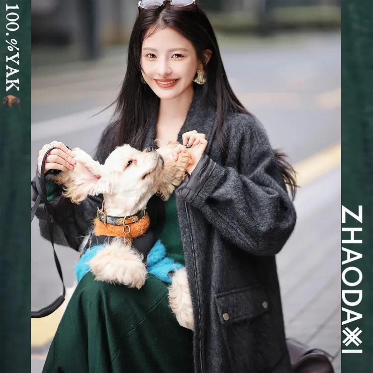 【赵大喜】现货！奢！溜达-牦牛大衣 | 保暖UP“100牦牛YAK ”