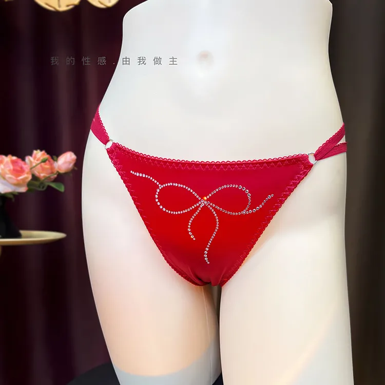 精致性感女士内裤柔软舒适时尚三角裤亲肤迷人甜美纯欲薄款短裤女