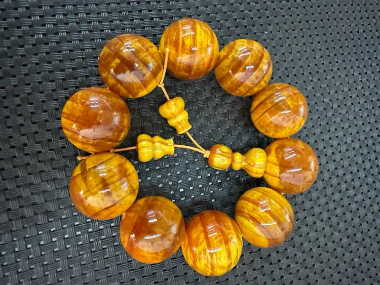 精品血龙木手串卡二十五