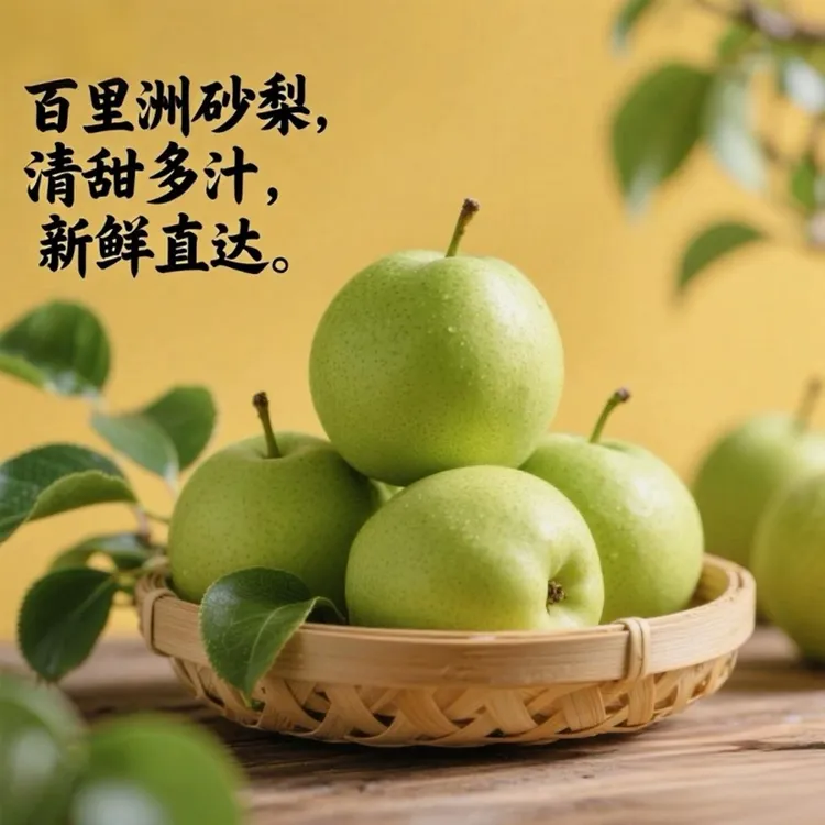 百里洲砂梨正宗百里洲砂梨精品砂梨礼盒包装产地直 坏果包赔