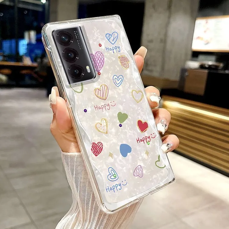 荣耀MagicVs2手机壳荣耀保护套闪钻爱心透明荣耀折叠屏全包超薄