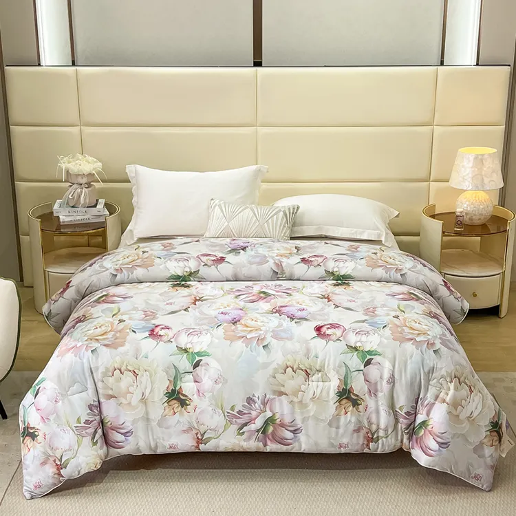 皇朴[30天免费试睡】charme de soie Fleur法式蚕丝棉养颜被