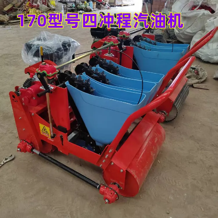 汽油大蒜播种机 种蒜机 新款升级种蒜机 三行 两行大蒜播种机