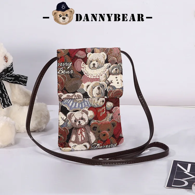 DANNYBEARJEANS单肩手机袋手机包女包日常通勤百搭零钱包斜挎小包