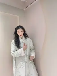 九月   加长加厚竹子款   中式国风长款双面双穿富婆冬款毛毛120