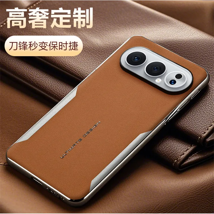 适用荣耀500手机壳honor新款荣耀500Pro轻奢素皮保护套男女士防摔