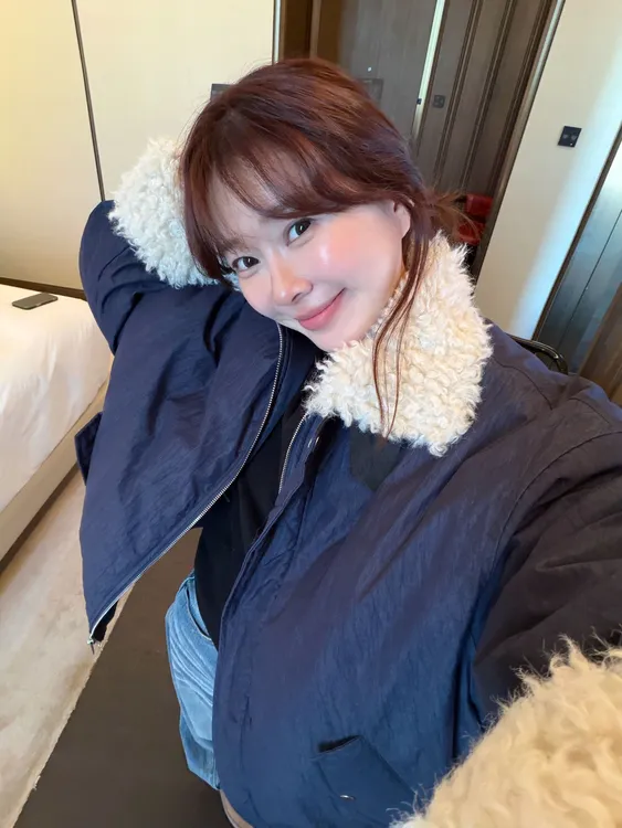 【BORAKOO】藏蓝色毛毛领夹克棉服外套B