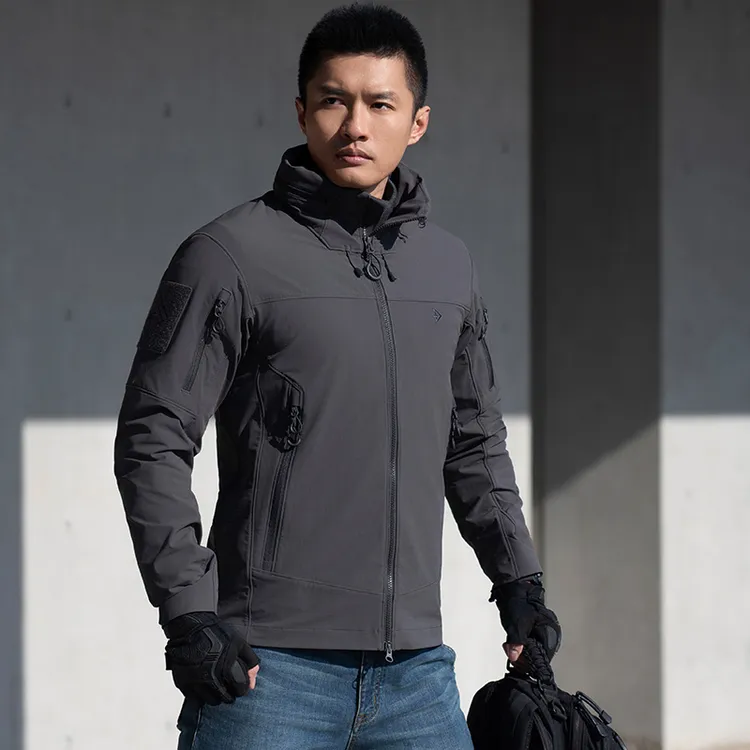 【龙牙】三代B4级战虎突击风衣防风透气连帽耐磨春秋季风衣外套男装