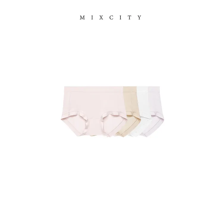 【亚楠本楠】细腻柔软舒适透气7A抗菌四条装内裤8223